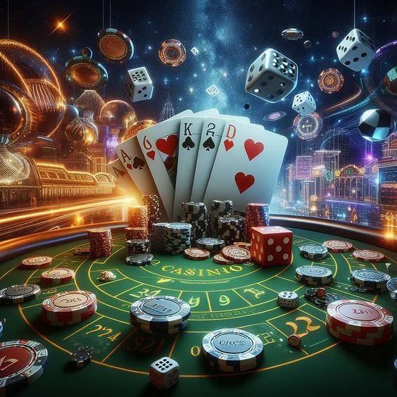 Antarmuka roulette dengan indikator status pasar